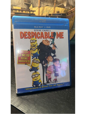 Unisex Universal Pictures Despicable Me Blu-ray + DVD One Size Blue Yellow